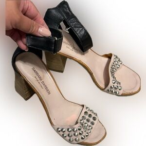 Barbara Barbieri Studded Block Heel Shoes